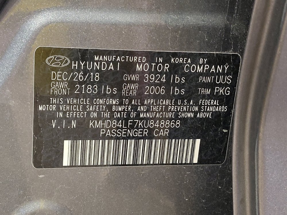 Used 2019 Hyundai Elantra Value Edition FWD image 33