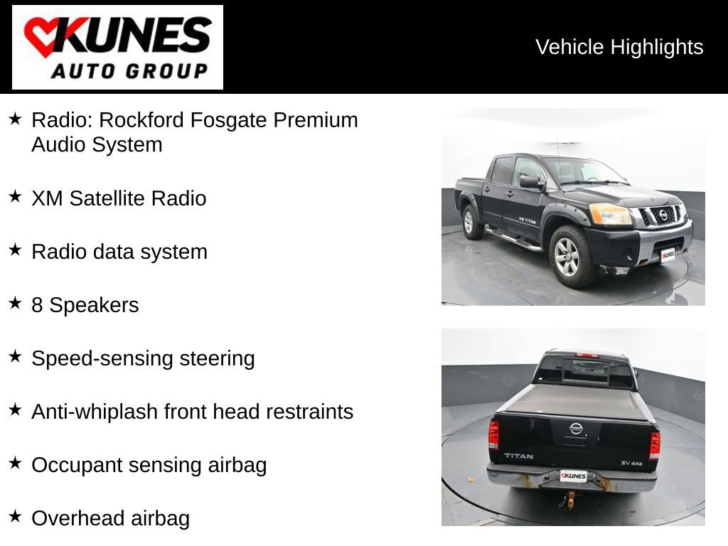 Used 2011 Nissan Titan SV AWD/4WD image 2