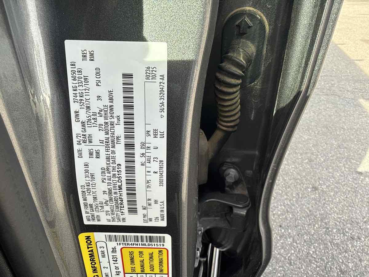 Used 2021 Ford Ranger Lariat w/ Tremor Off-Road Package AWD/4WD image 32