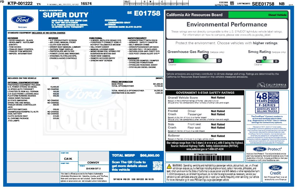 New 2025 Ford F250 XL w/ XL Chrome Package image 19