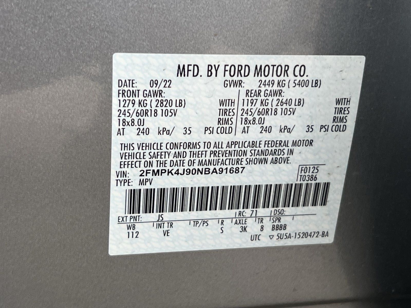 Used 2022 Ford Edge SEL AWD/4WD image 28