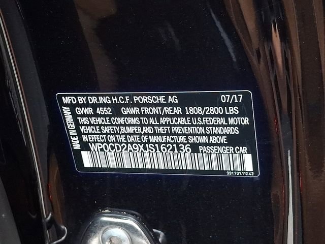 Certified 2018 Porsche 911 Turbo AWD/4WD image 29