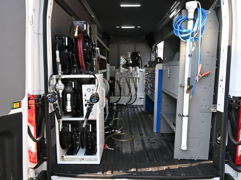 Used 2023 Ford Transit 350 148 High Roof Extended DRW w/ Upfitter Package AWD/4WD image 38