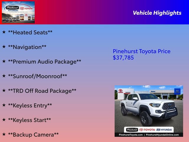 Used 2020 Toyota Tacoma TRD Off-Road w/ TRD Premium Off Road Package AWD/4WD image 31