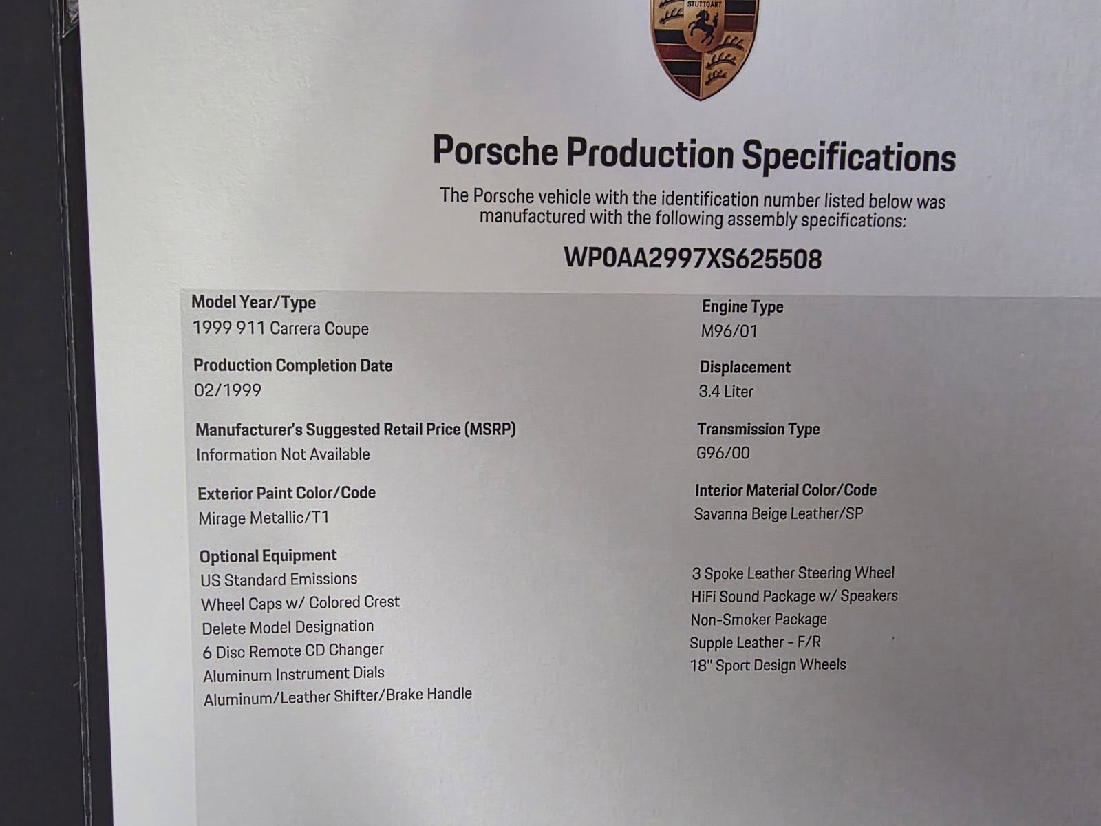 Used 1999 Porsche 911 Carrera RWD image 25