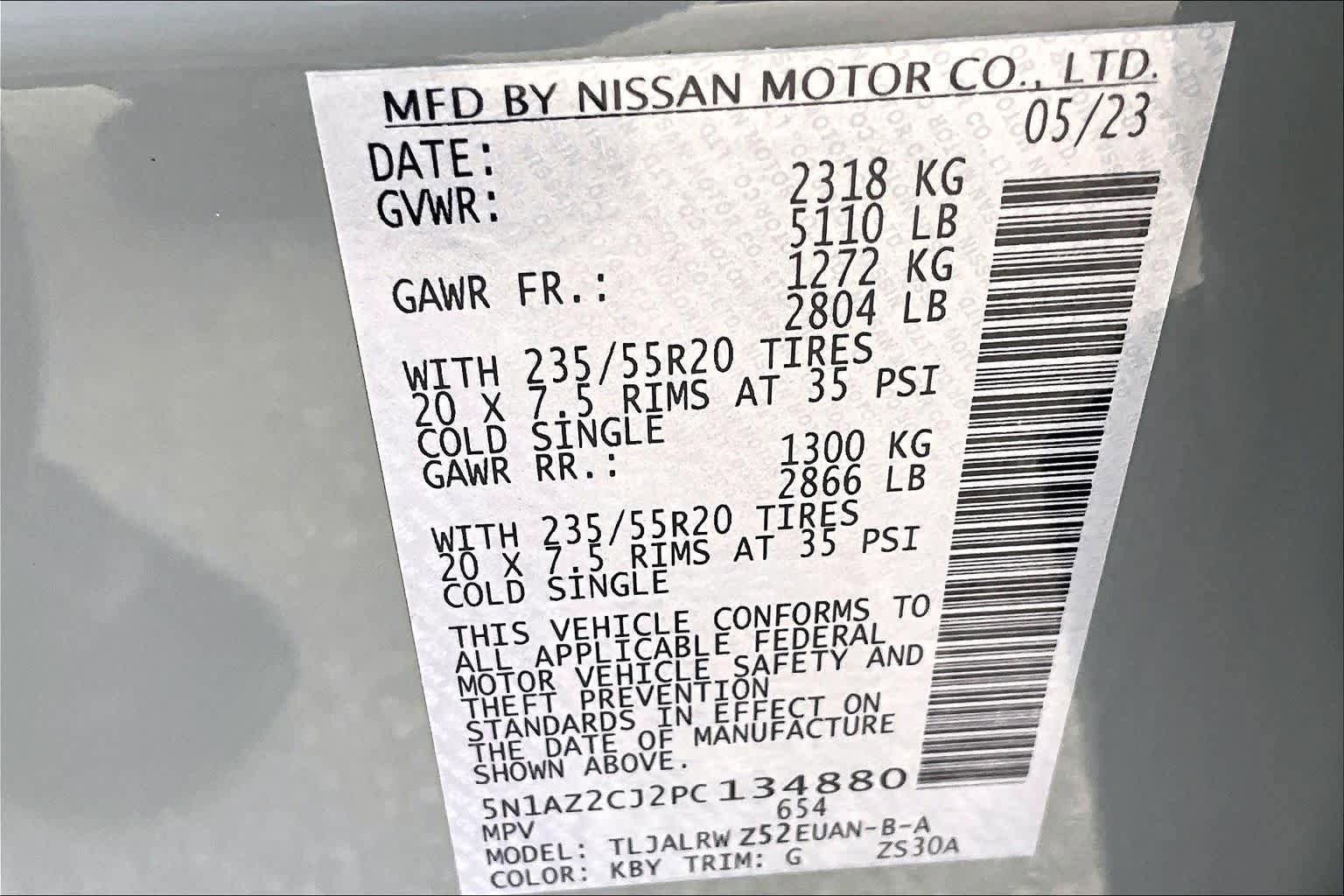 Certified 2023 Nissan Murano SL w/ SL Moonroof Package FWD image 34