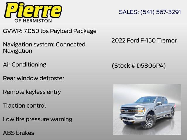 Certified 2022 Ford F150 Tremor AWD/4WD image 7