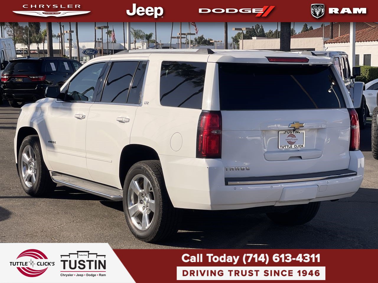 Used 2015 Chevrolet Tahoe LTZ w/ Max Trailering Package RWD image 4