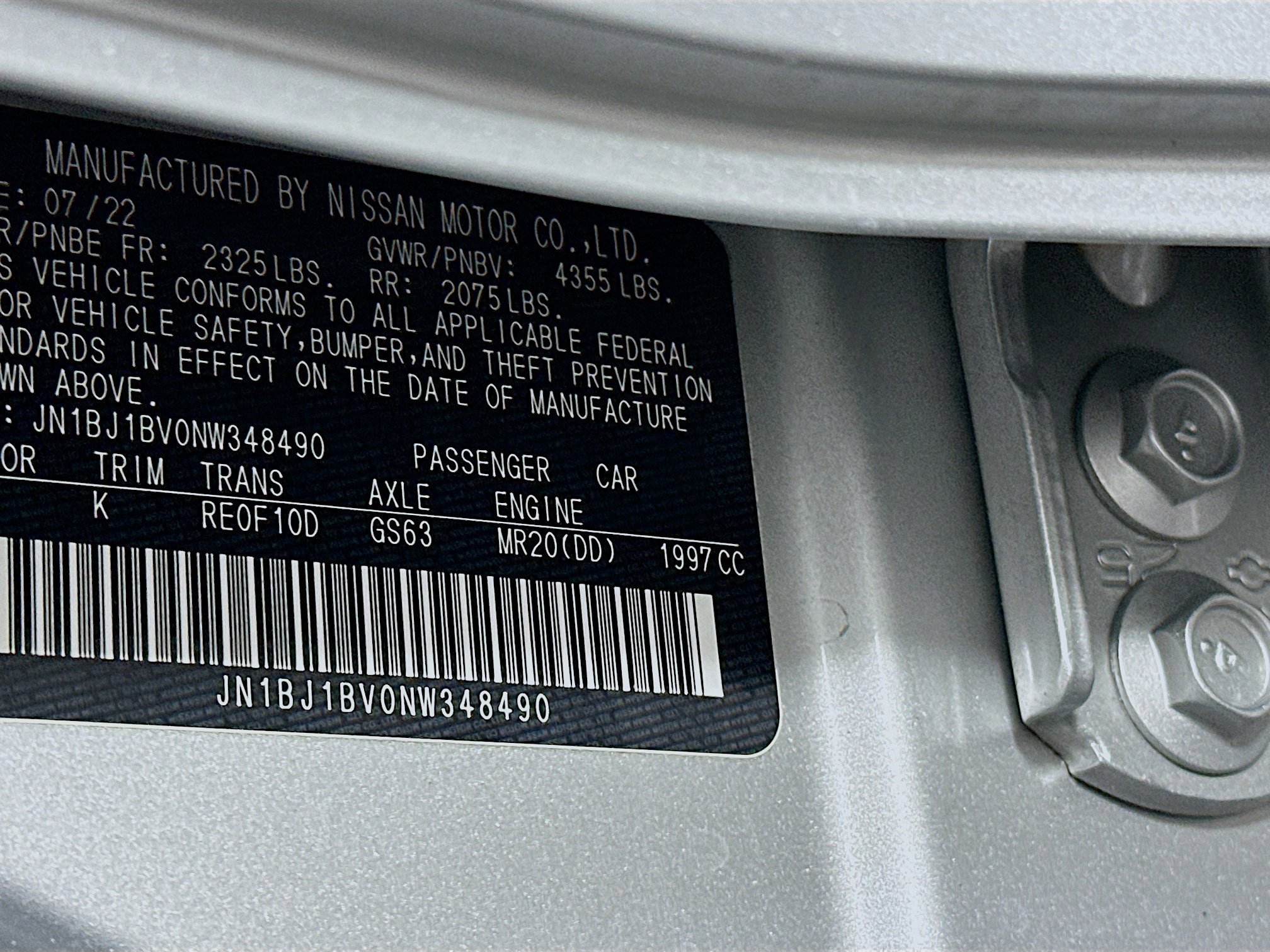 Used 2022 Nissan Rogue Sport SV image 12