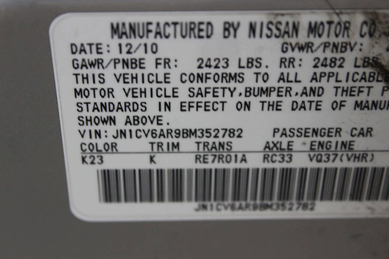 Used 2011 INFINITI G37 x Sedan w/ Premium Pkg image 10