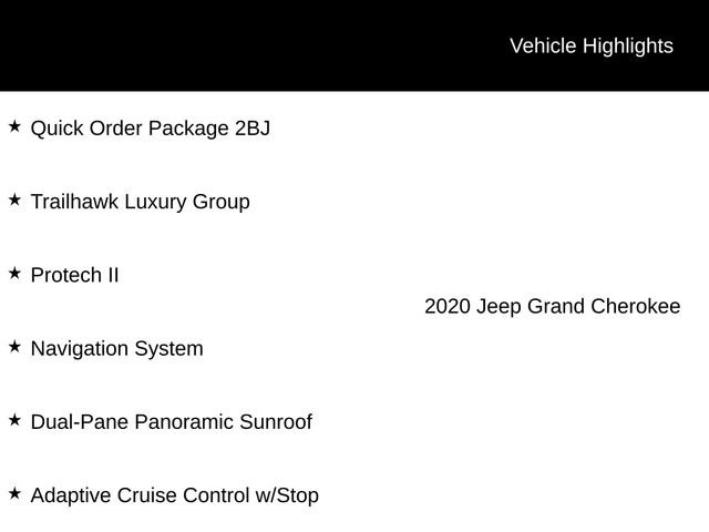 Used 2020 Jeep Grand Cherokee Trailhawk w/ Trailhawk Luxury Group image 12