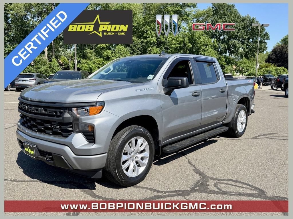 Certified 2023 Chevrolet Silverado 1500 Custom AWD/4WD image 1