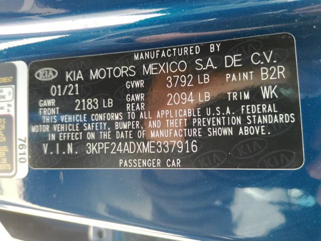 Used 2021 Kia Forte LXS FWD image 46