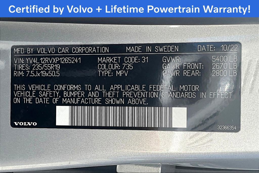 Used 2023 Volvo XC60 B5 Core image 44