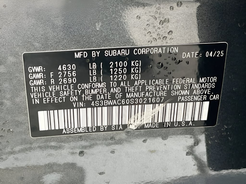 Used 2025 Subaru Legacy Premium AWD/4WD image 31