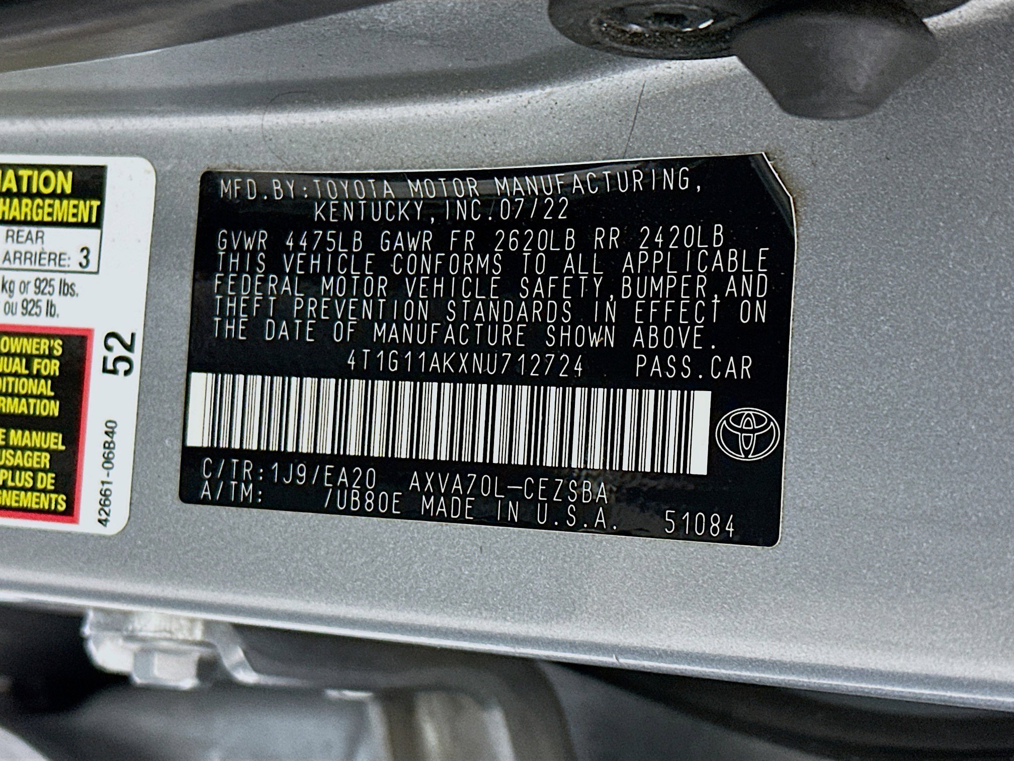 Used 2022 Toyota Camry SE image 12