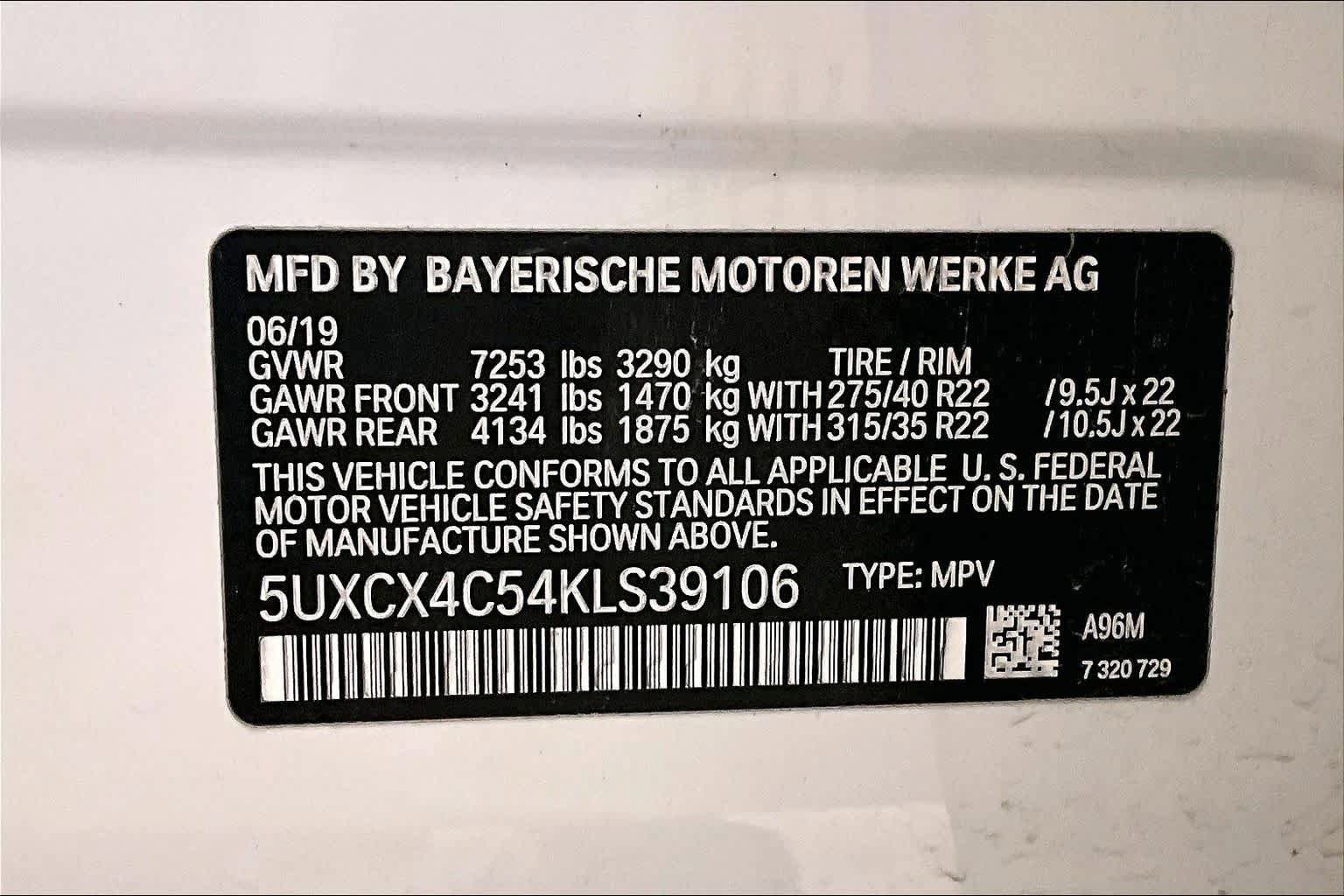 Used 2019 BMW X7 xDrive50i w/ M Sport Package AWD/4WD image 31