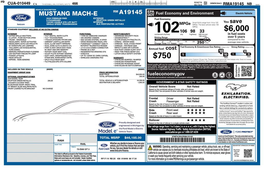 Used 2024 Ford Mustang Mach-E Premium image 4