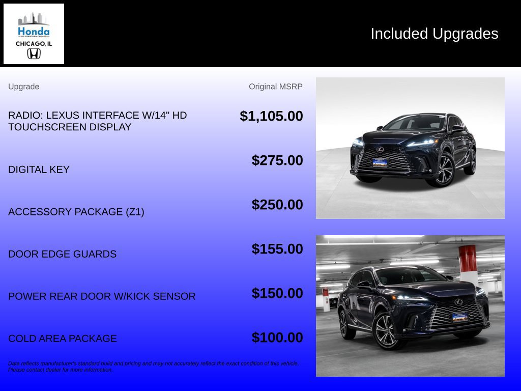 Used 2024 Lexus RX 350 Premium w/ Accessory Package (Z1) FWD image 10