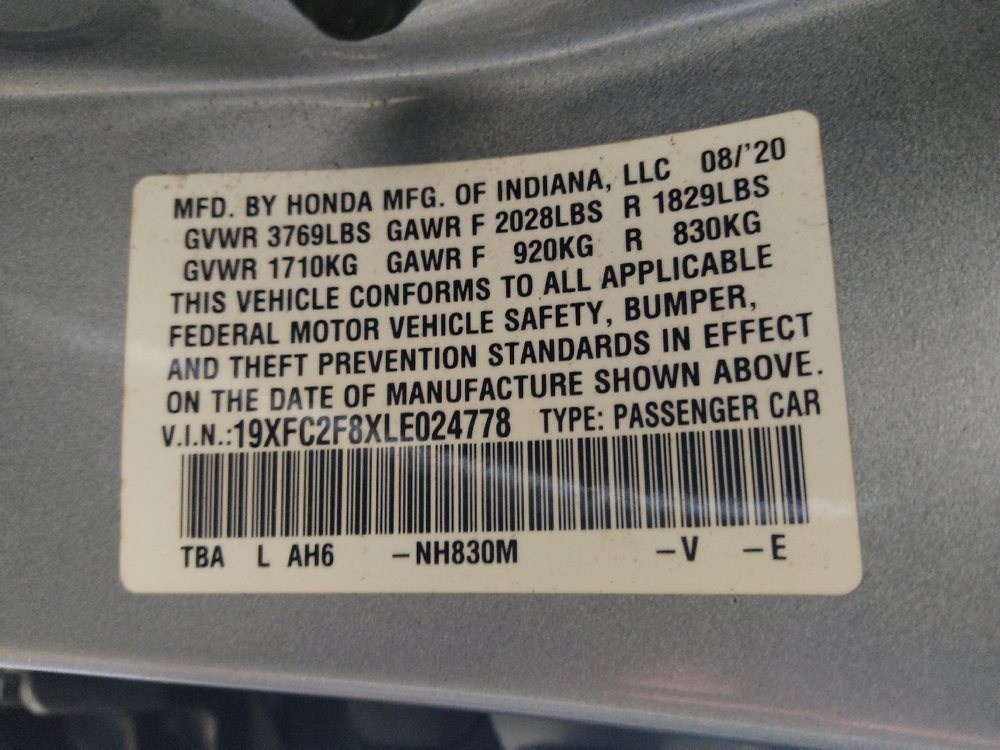 Used 2020 Honda Civic Sport image 33