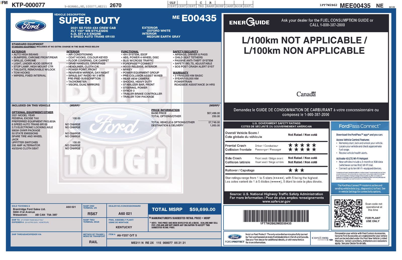 Used 2021 Ford F250 XLT AWD/4WD image 4