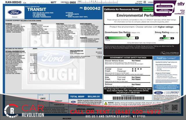 Used 2023 Ford Transit 350 148 High Roof Extended DRW image 13