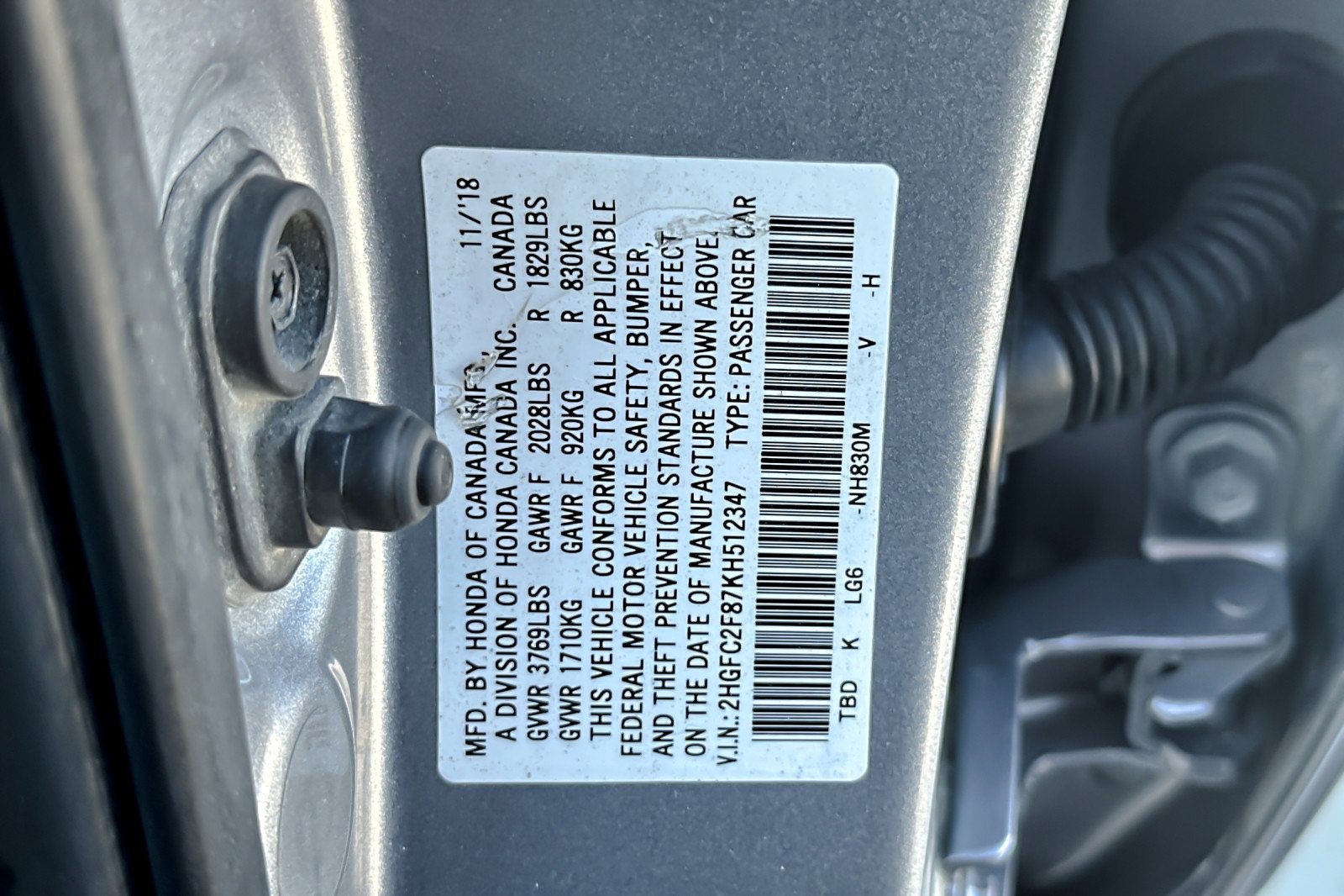 Used 2019 Honda Civic Sport image 26
