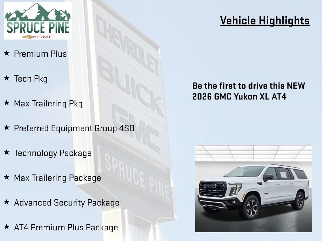 New 2026 GMC Yukon XL AT4 w/ AT4 Premium Plus Package image 5