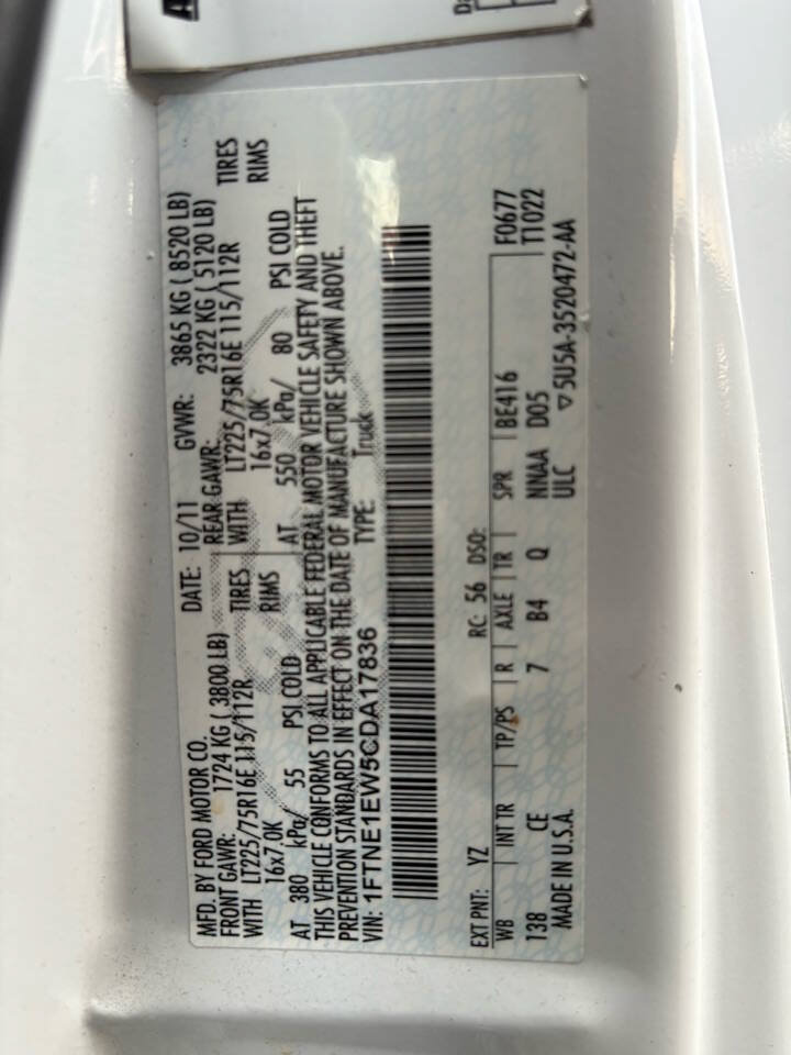 Used 2012 Ford E-150 and Econoline 150 RWD image 33