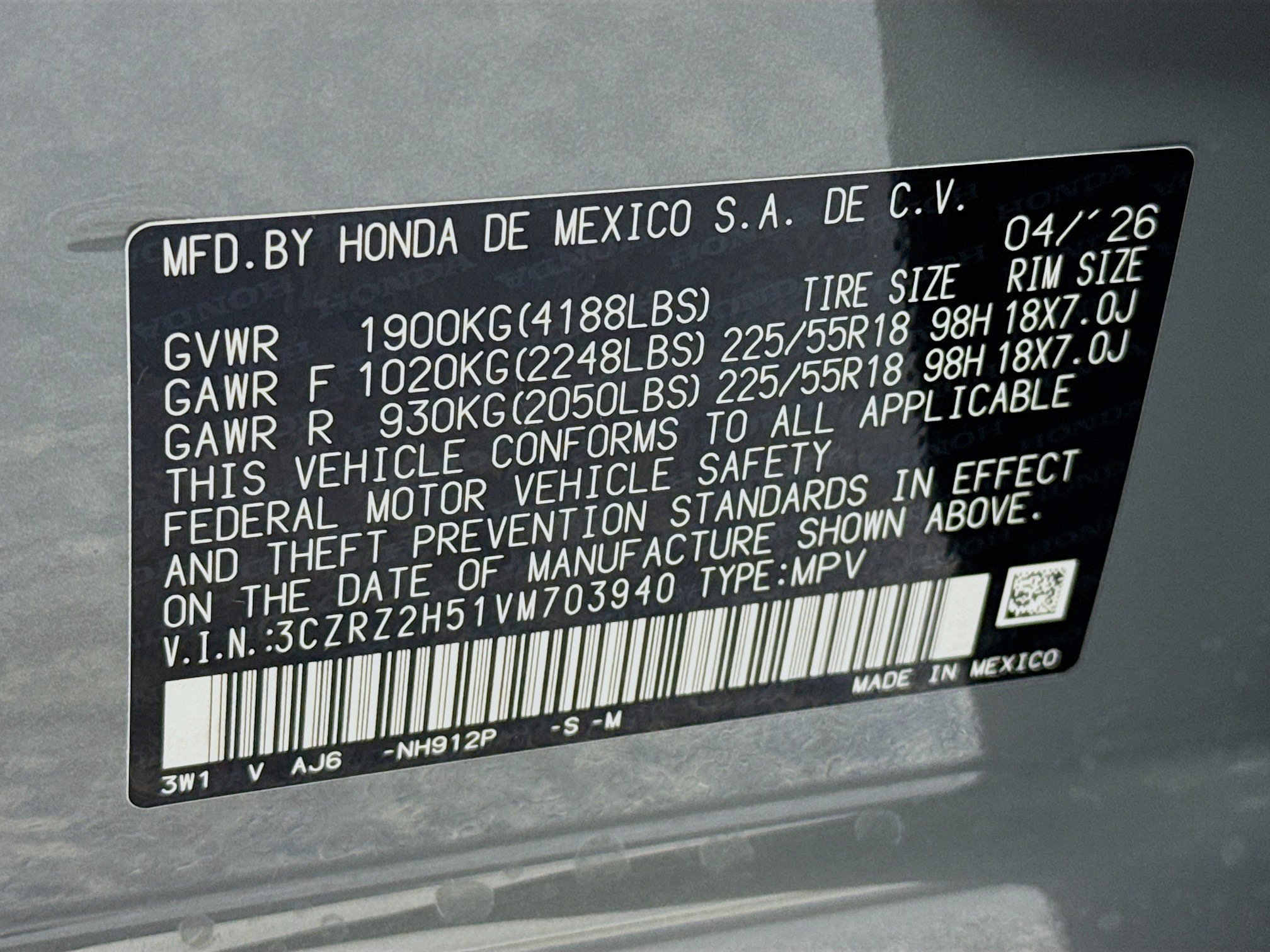 New 2027 Honda HR-V Sport image 30