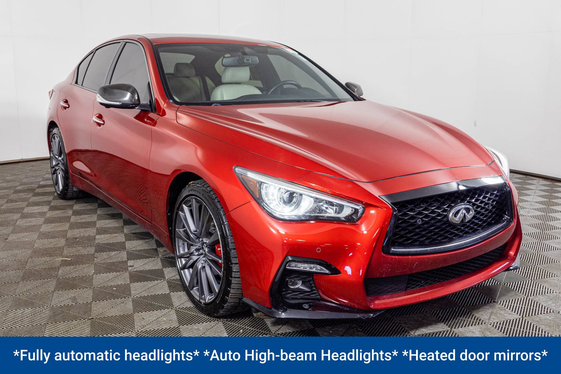 Used 2021 INFINITI Q50 Red Sport 400 w/ Proactive Package AWD/4WD image 17