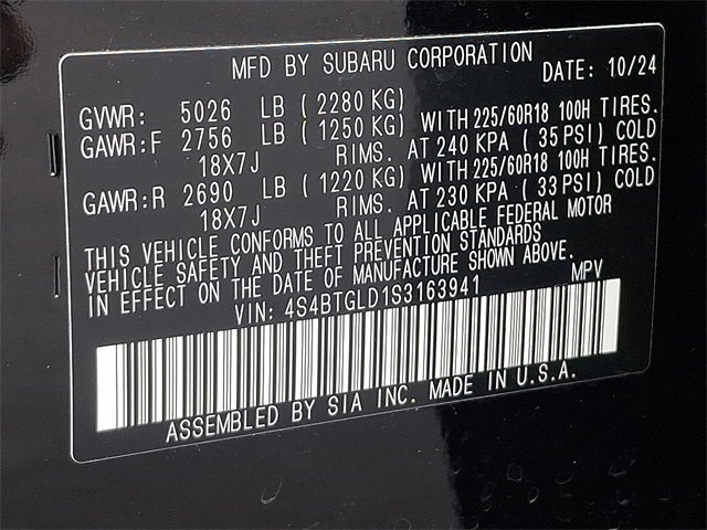 Certified 2025 Subaru Outback Onyx Edition XT w/ Popular Package #2 image 27