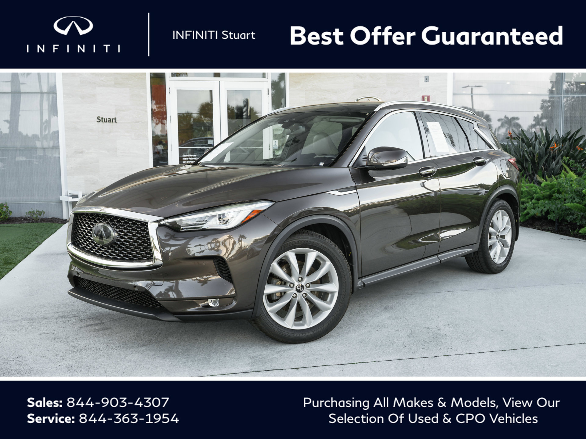 Used 2019 INFINITI QX50 Essential w/ Premium Audio Package AWD/4WD 360° Tour