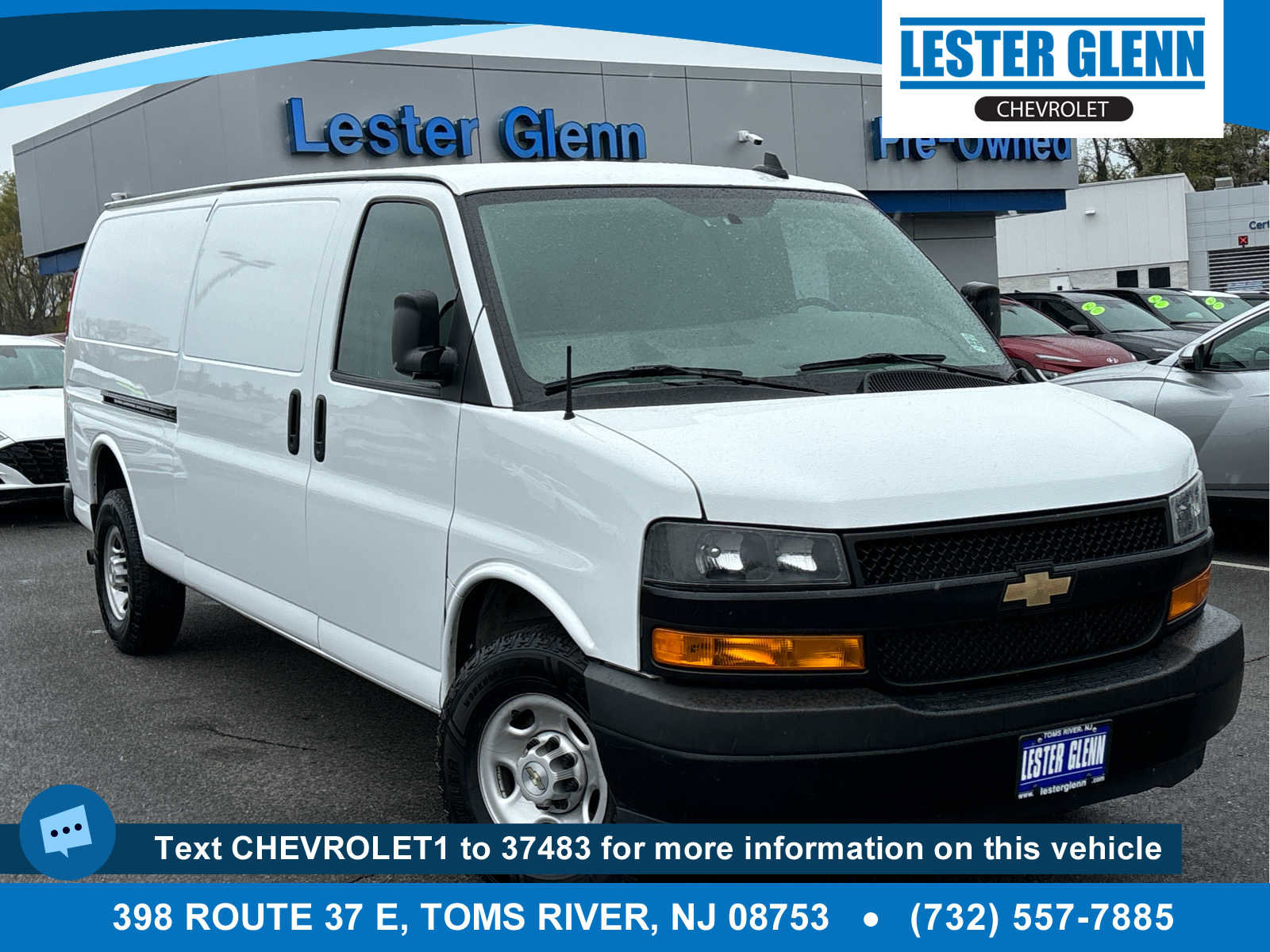 Certified 2023 Chevrolet Express 2500 Extended w/ Driver Convenience Package RWD image 1