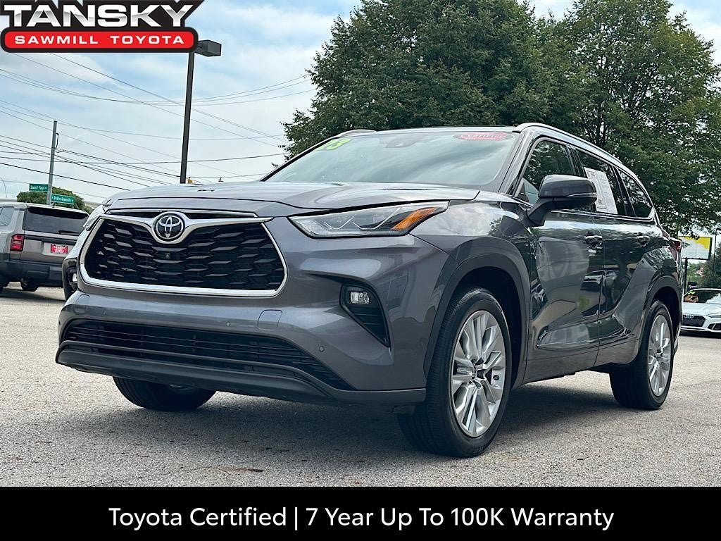 Certified 2023 Toyota Highlander Limited FWD image 1