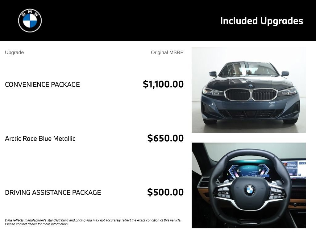 Used 2026 BMW 330i xDrive Sedan w/ Convenience Package AWD/4WD image 4