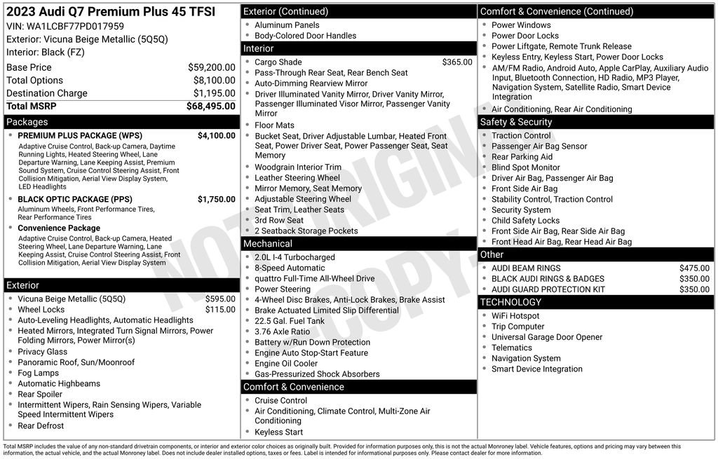 Used 2023 Audi Q7 2.0T Premium Plus w/ Premium Plus Package image 27