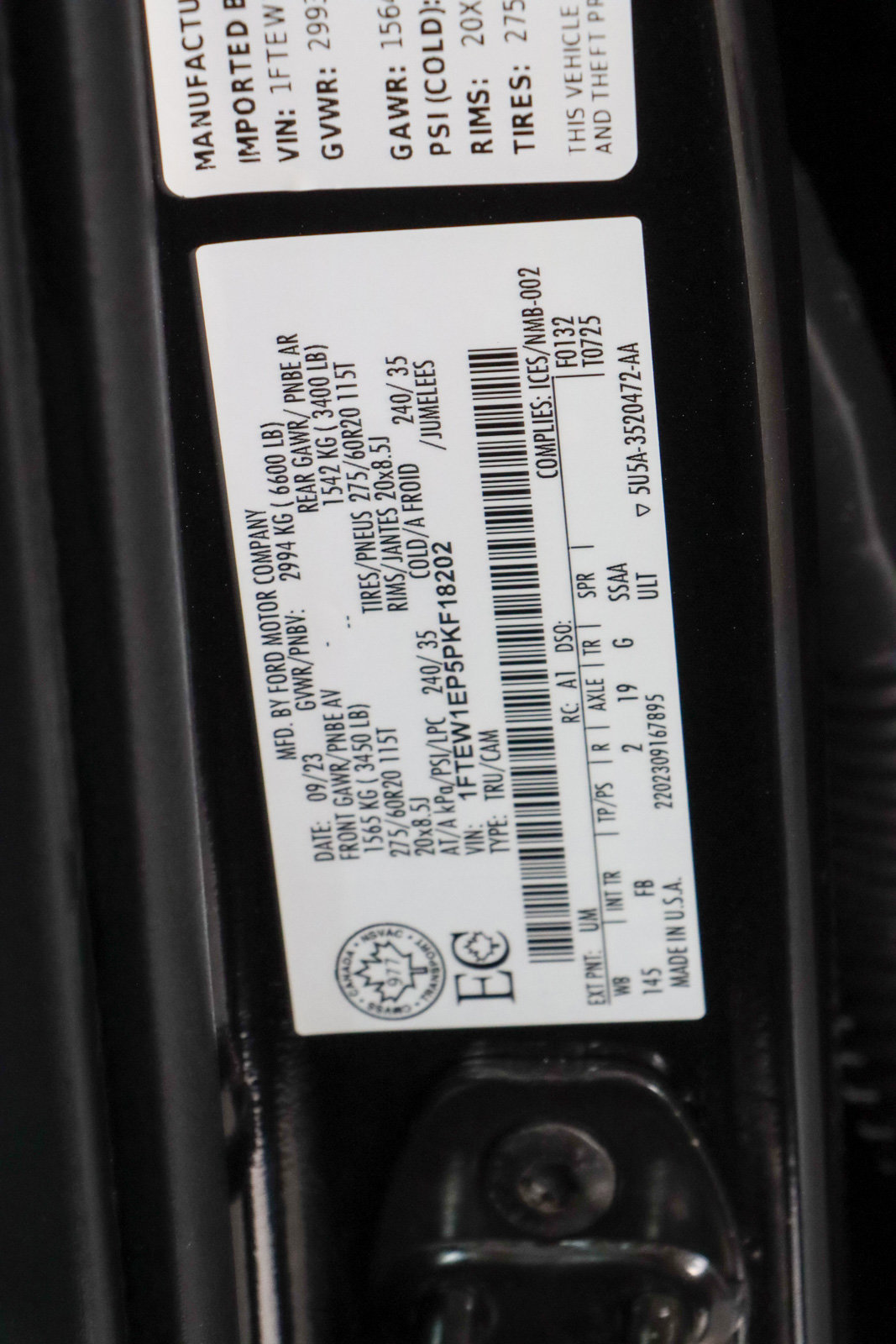 Used 2023 Ford F150 XLT w/ Equipment Group 302A High AWD/4WD image 33