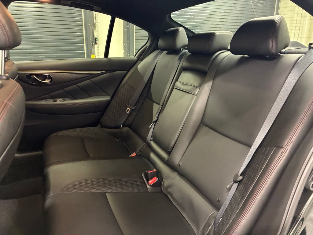 Used 2024 INFINITI Q50 Red Sport 400 w/ Black Opal Edition RWD image 31