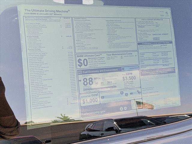 New 2026 BMW iX xDrive60 w/ M Sport Package image 18