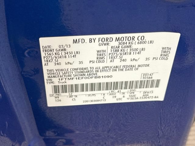 Used 2013 Ford F150 STX w/ Mid Equipment Group AWD/4WD image 26