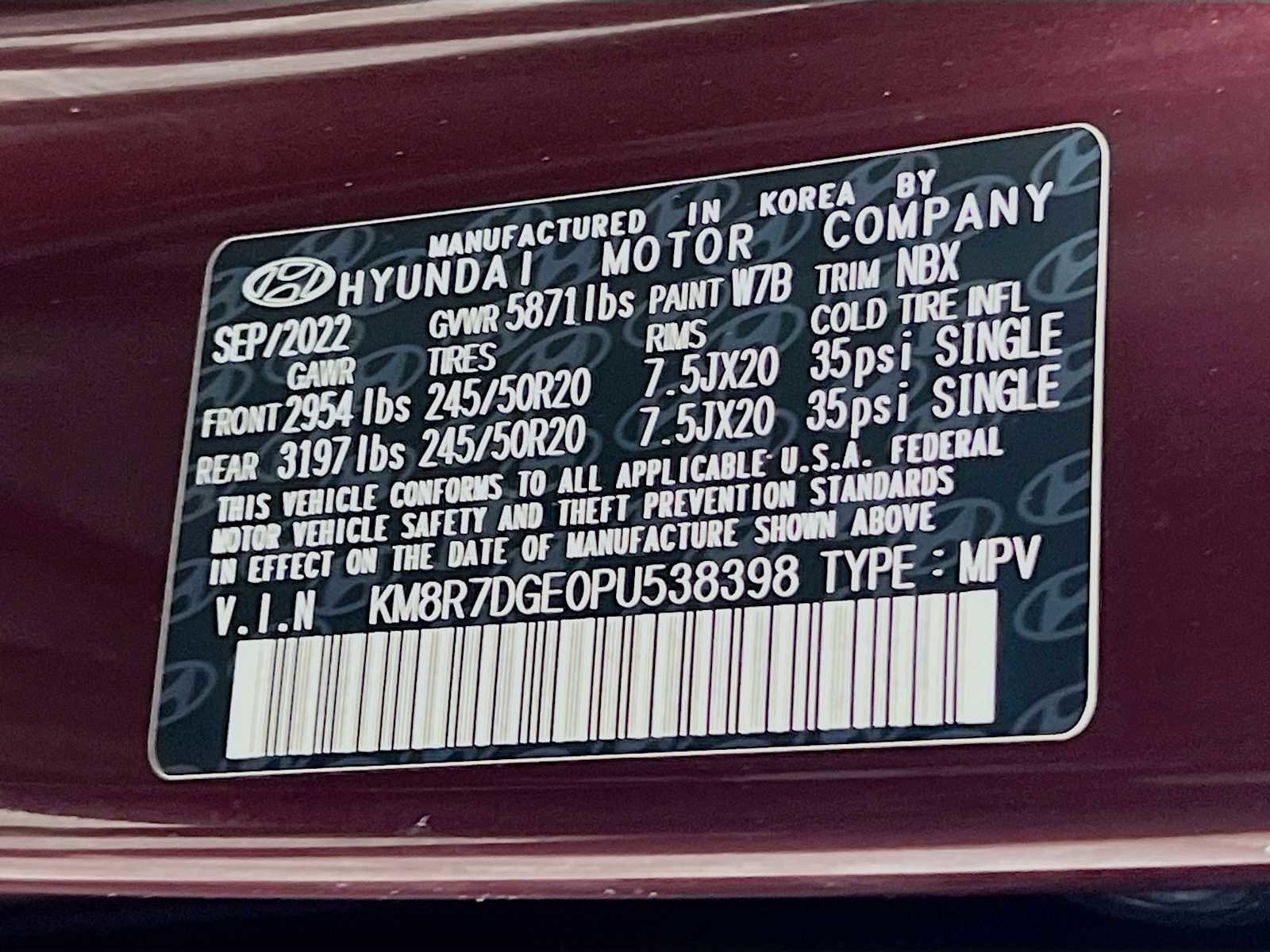 Used 2023 Hyundai Palisade Calligraphy image 33