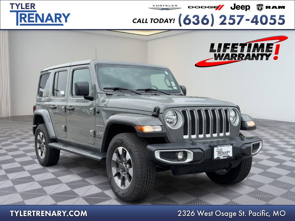 Used 2021 Jeep Wrangler Unlimited Sahara w/ Uconnect 4C Nav & Sound Group image 1