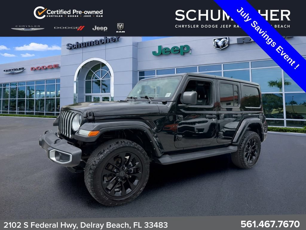 Used 2021 Jeep Wrangler Unlimited Sahara AWD/4WD image 3