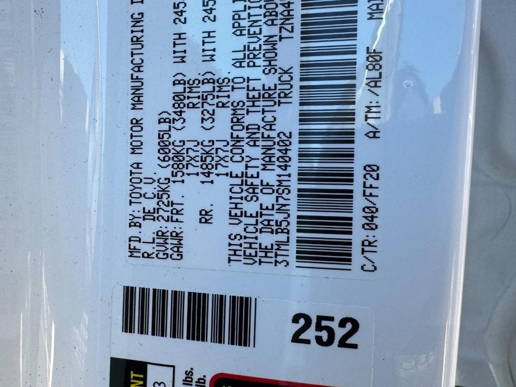 Certified 2025 Toyota Tacoma SR5 image 26