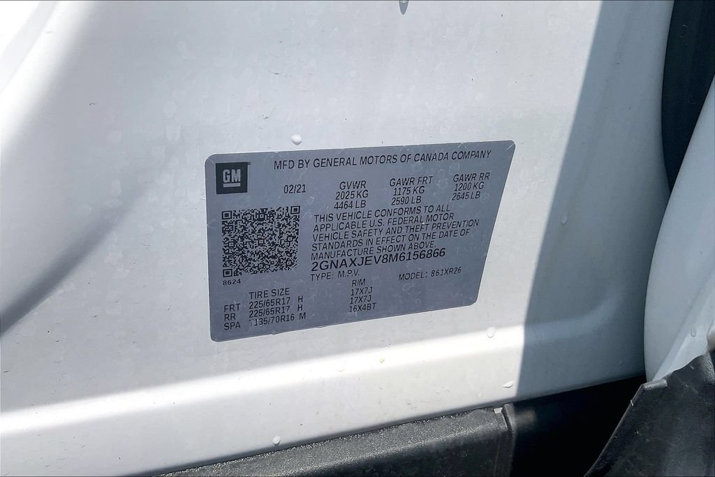 Used 2021 Chevrolet Equinox LT w/ Driver Convenience Package FWD image 19