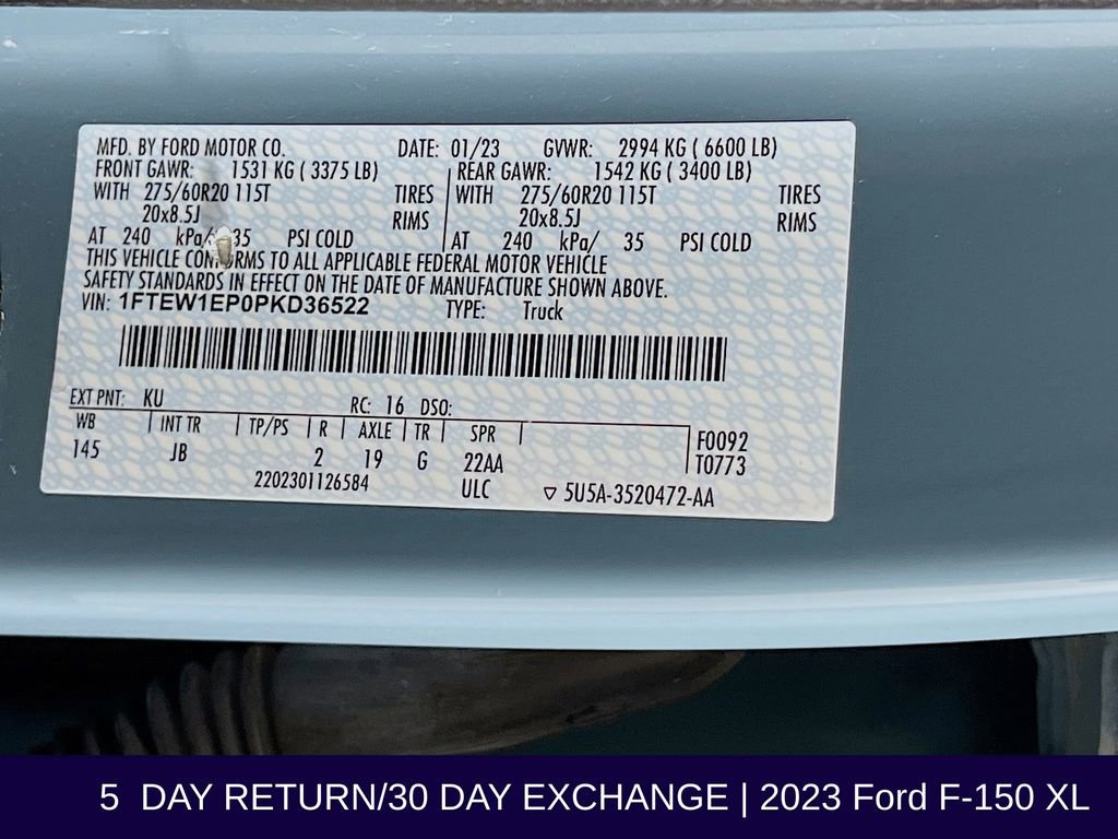 Used 2023 Ford F150 XL w/ STX Appearance Package image 36