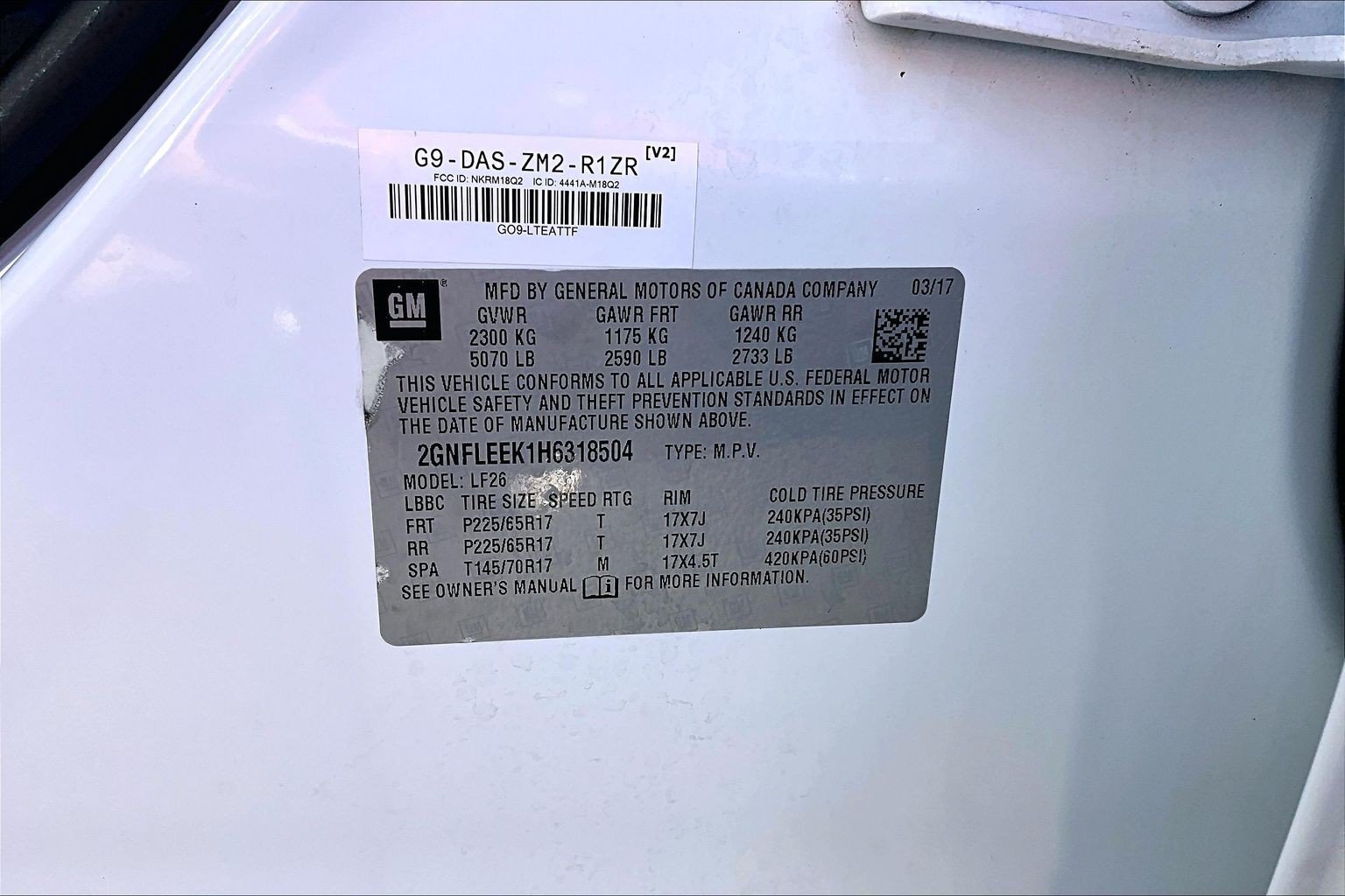 Used 2017 Chevrolet Equinox LS AWD/4WD image 31