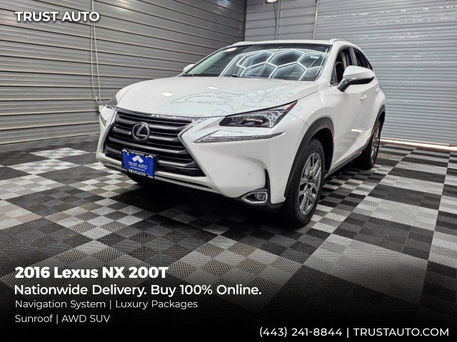 Used 2016 Lexus NX 200t AWD w/ Luxury Package