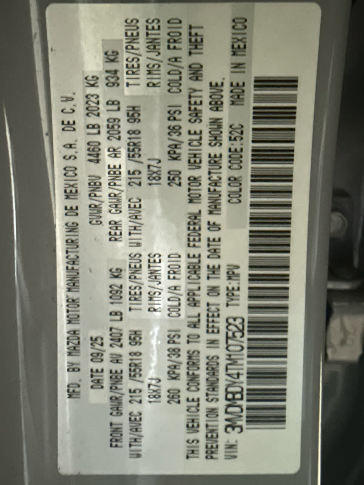 Certified 2026 MAZDA CX-30 2.5 Turbo AWD/4WD image 20